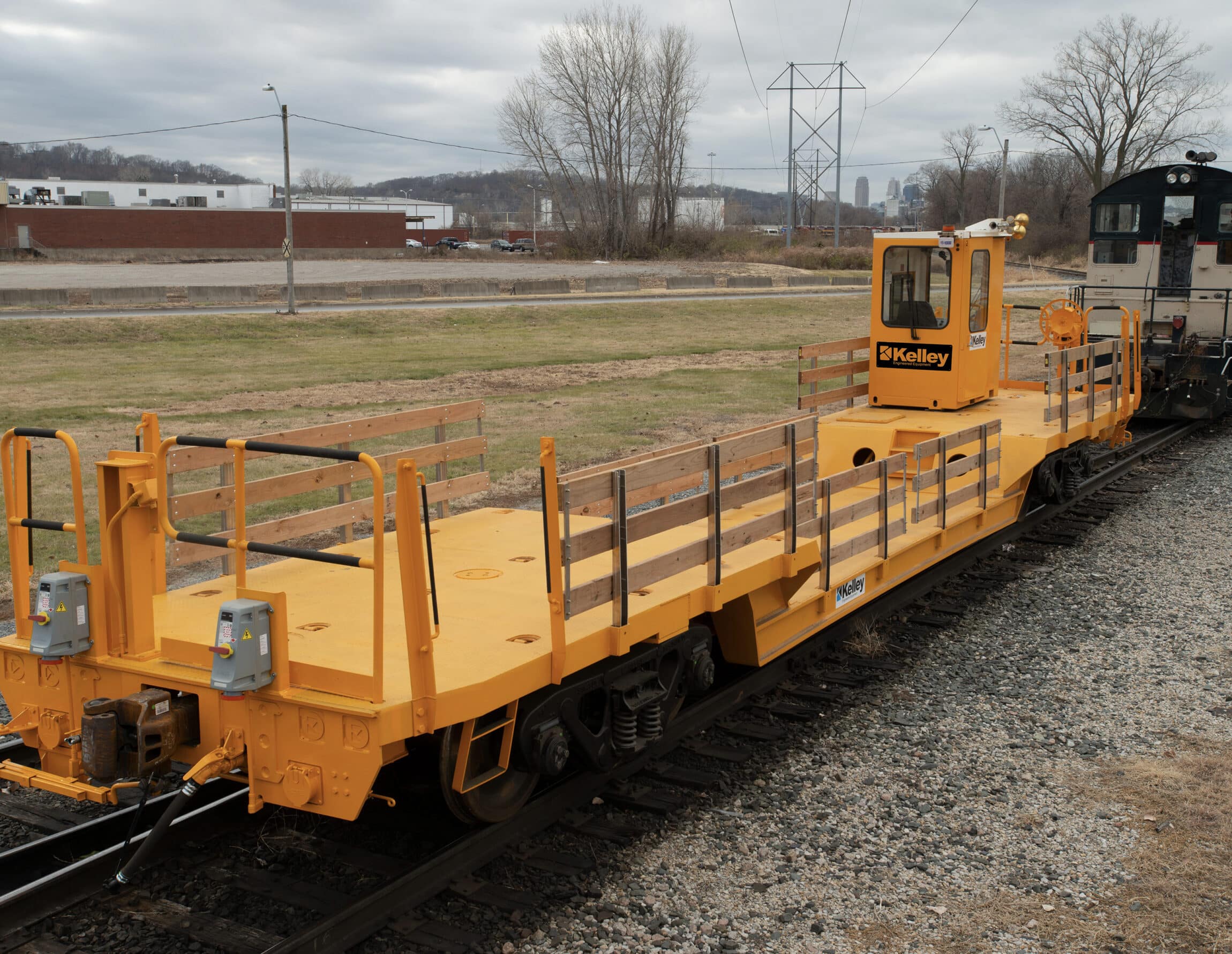 Helix Drop-Deck Flatcar