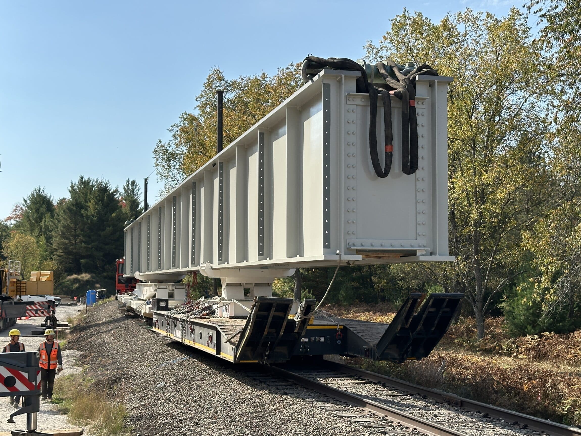 Manistee Bridge Girder Transport